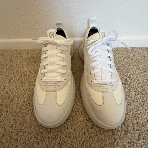 Cole Haan ZERØGRAND II FlowerFoam Sneakers White Silver Women’s 9 B W34513 main image 6